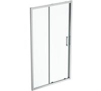 Ideal Standard Connect 2 porte de douche 115 cm coulissant argenté mat/verre transparent K9276EO