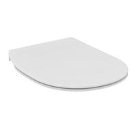 Ideal Standard - Abattant WC Connect E772301 Flat - Duroplast, charnières inox, amovible, blanc