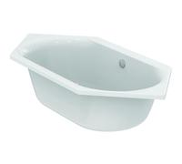 Ideal Standard Connect Air baignoire encastrée duo 190x90cm acrylique hexagonale blanche sans jeu de pieds E106901
