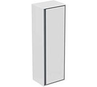 Ideal Standard Connect Air Armoire mi-haute, butée gauche/droite, 1 porte, 400x300x1200mm, E0834KN, Couleur: Blanc brillant / gris clair mat