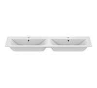 Ideal Standard Connect Air double vasque E027201, 134 x 46 cm, blanc