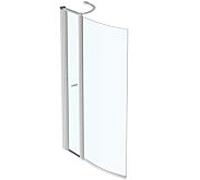 Ideal Standard Connect Air Ideal Standard douche E1137EO en verre, avec porte, utilisable des deux côtés