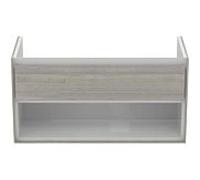 Ideal Standard Connect Air Ideal Standard E0828PS, décor chêne gris / blanc mat, 1 tiroir