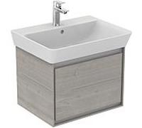 Ideal Standard Connect Air Ideal Standard E0846PS, décor gris chêne / blanc mat, 1 tiroir
