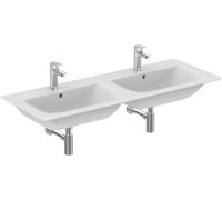 Ideal Standard Connect Air lavabo 124x46 cm rectangulaire classique-de meuble-double blanc brillant E027301