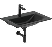 Ideal Standard Connect Air lavabo 64x46 cm rectangulaire classique-de meuble noir mat E0289V3