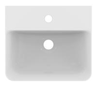 Ideal Standard Connect Air lave-mains E030701 40 x 35 cm, blanc, avec trou pour robinetterie et trop-plein
