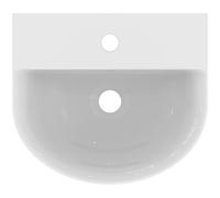 Ideal Standard Connect Air Lave-mains 400mm, 1 trou de robinet, avec trop-plein, E070101, Couleur: Blanc