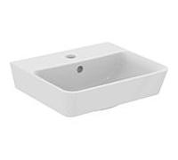 Ideal Standard Lave-mains Connect Air E030701 – 40 x 35 cm, trou robinetterie et trop-plein, blanc