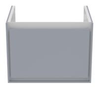 Ideal Standard Connect Air Meuble sous-vasque, 530x409x400mm, 1 tiroir, E0846EQ, Couleur: Gris clair brillant / blanc mat