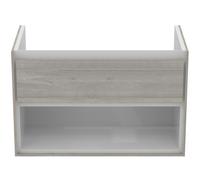 Ideal Standard Connect Air Meuble sous-vasque, 800x440x517mm, 1 tiroir, E0827PS, Couleur: Décor gris chêne / blanc mat