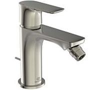Ideal Standard Connect Air raccord de bidet A7030GN avec garniture de vidage , projection 114mm, tempête d'argent