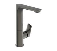 Ideal Standard Connect Air mitigeur lavabo A7023A5 bec haut en fonte orientable, saillie 140mm, sans garniture de vidange , gris magnétique