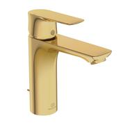 Ideal Standard Connect Air mitigeur lavabo A7053A2 5 l/min, projection 125mm, avec garniture de vidage , or brossé