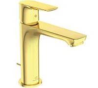 Ideal Standard Connect Air mitigeur lavabo A7012A2 5 l/min, projection 125mm, avec garniture de vidage , or brossé