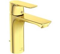 Ideal Standard Connect Air mitigeur lavabo A7053A2 5 l/min, projection 125mm, avec garniture de vidage , or brossé