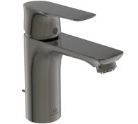 Ideal Standard Connect Air Mitigeur monocommandé pour lavabo, saillie 112mm, basse pression, avec vidage, A7022A5, Couleur: Gris magnétique