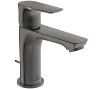 Ideal Standard Connect Air Mitigeur monocommandé pour lavabo, Slim, saillie 107mm, avec vidage, A7007A5, Couleur: Gris magnétique