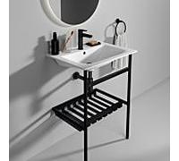 Ideal Standard Connect Air E028901 64 x 46 cm, blanc, avec trou pour robinetterie et trop-plein