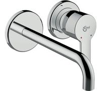 Ideal Standard Connect Blue Mitigeur monocommandé mural pour lavabo, montage encastré, saillie 204mm, chrome, A5933AA