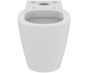 Ideal Standard Connect Combiné WC surbaissé, bord de chasse vitré, 365x665x400mm, E8234MA, Couleur: Blanc avec Idéal Plus