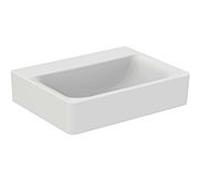 Ideal Standard Connect lavabo, sans trou pour robinet, sans trop-plein, 600x460x175mm, E8102MA, Couleur: Blanc avec Idéal Plus