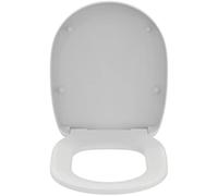 Ideal Standard Connect Siège de WC plat E824401 blanc, avec charnière à tige