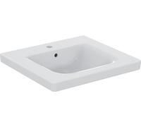 Ideal Standard Connect Freedom lavabo sans barrière, 600mm, 1 trou pour robinet, avec trop-plein, E548201, Couleur: Blanc