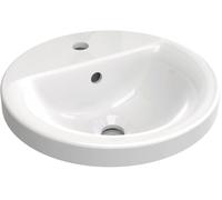 Ideal Standard Connect lavabo 38x38 cm ronde encastrée blanc brillant E504101