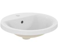 Ideal Standard Connect lavabo 48x48 cm ronde encastrée blanc E504201