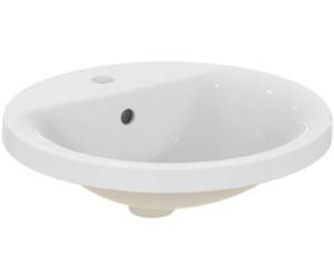 Ideal Standard Connect lavabo 48x48 cm ronde encastrée blanc E504201