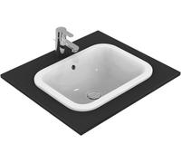 Ideal Standard – Vasque à encastrer Connect E505701 50x38 cm blanc sans trou, avec trop-plein