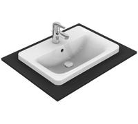 Ideal Standard Connect lavabo 58x42 cm rectangulaire encastrée blanc brillant E504401