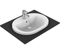 Ideal Standard Connect lavabo 62x46 cm ovale encastrée blanc brillant E504001