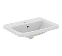 Ideal Standard Connect lavabo à encastrer E504401 rectangulaire , avec trou pour robinetterie et trop-plein, 58 x 43 cm, blanc