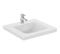 Ideal Standard Connect Lavabo H16.5xP55.5cm 45cm 1 trou de robinet rectangulaire Céramique Blanc E548501