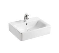 Ideal Standard Connect lavabo, 1 trou pour robinet, avec trop-plein, 550x460x175mm, E7139MA, Couleur: Blanc avec Idéal Plus