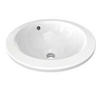 Ideal Standard Connect vasque à encastrer E5051MA 38 cm, blanc Ideal Plus, sans trou pour robinetterie