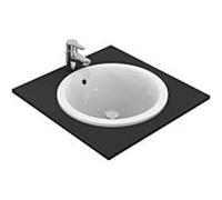 Ideal Standard Connect vasque à encastrer E5053MA 48 cm, blanc Ideal Plus, sans trou pour robinetterie