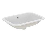 Ideal Standard Connect Lavabo à encastrer, sans trou pour robinet, avec trop-plein, 580x410x175mm, E505901, Couleur: Blanc