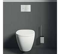 Ideal Standard Connect WC abattant E712701 blanc, charnières acier inoxydable