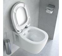 Ideal Standard WC suspendu Connect E817401, fond creux sans bride, blanc