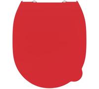 Ideal Standard Contour 21 Schools abattant WC pour enfants 7-11 ans - Rouge | Abattant WC avec poignée latérale pour faciliter son utilisation, S4536GQ