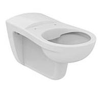 Ideal Standard Contour 21 wall WC S034801 sans obstacle, sans bord affleurant, blanc
