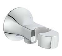 Ideal Standard Coude de raccordement mural La Dolce Vita BD682AA encastré, avec support de douche, chromé