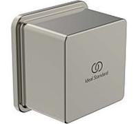 Ideal Standard coude mural Idealrain BC772GN UP, carré, en métal, Silver Storm