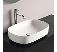 Ideal Standard de fixation Linda-X T4402V1 sans trop-plein, sans trou pour robinetterie, 550 x 380 x 155 mm, blanc soie