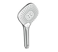 Ideal Standard Douchette Pommeau de Douche forme Diamant Idealrain Evo Jet Diamètre 13,4 cm 3 Jets Traitement Anti-calcaire Finition Chrome B1760AA