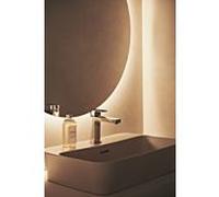 Ideal Standard Edge mitigeur lavabo A7102AA avec garniture de vidage , BlueStart, saillie 120 mm, chromé