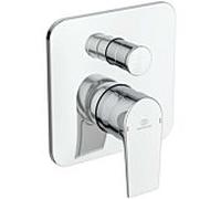 Ideal Standard Edge Kit de finition A7125AA pour mitigeur de bain à encastrer, sécurité intrinsèque, chromé